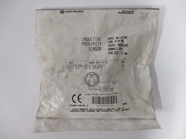 Allen Bradley via TCS 871PE13GRF Ser. A NSFP 871P E13GRF