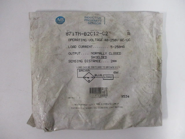 Allen Bradley via TCS 871TMB2C12C2 Ser. A NSFP 871TM B2C12 C2