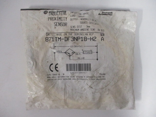 Allen Bradley via TCS 871TMDF3NP18H2 Ser. A NSFP 871TM DF3NP18 H2