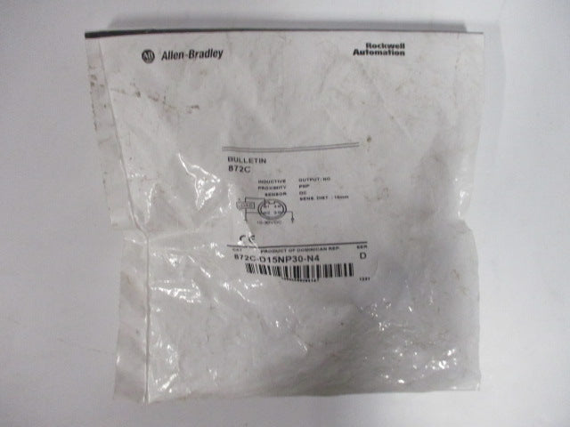 Allen Bradley via TCS 872CD15NP30N4 Ser. D NSFP 872C D15NP30 N4
