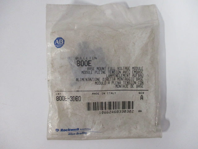 Allen Bradley via TCS 800E3DB0 Ser. A NSFP 800E 3DB0
