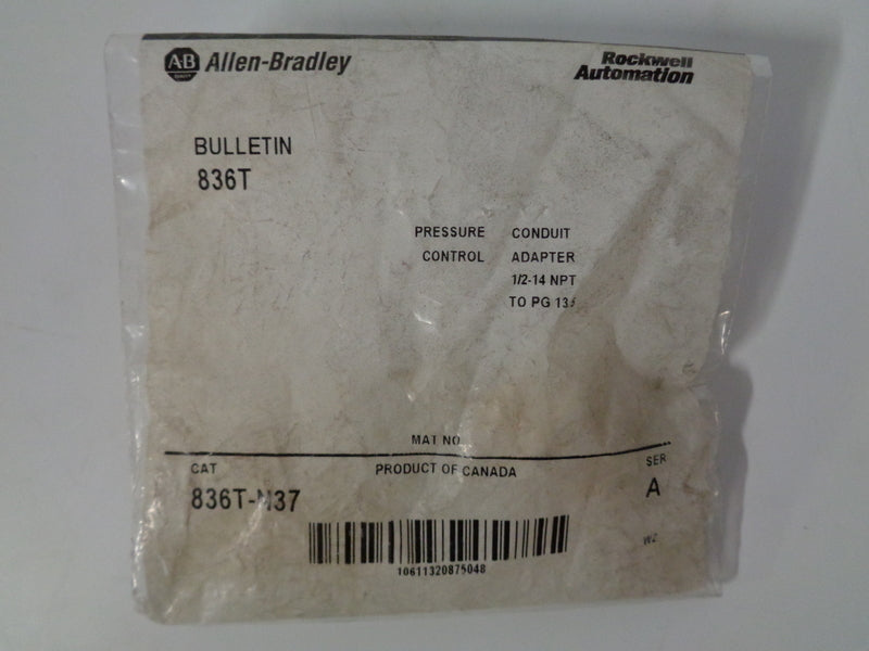 Allen Bradley via TCS 836TN37 Ser. A NSFP 836T N37