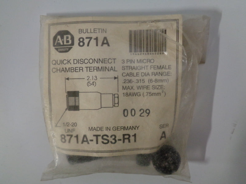 Allen Bradley via TCS 871ATS3R1 Ser. A NSFP 871A TS3 R1