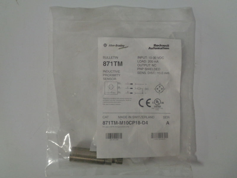 Allen Bradley via TCS 871TMM10CP18D4 Ser. A NSFP