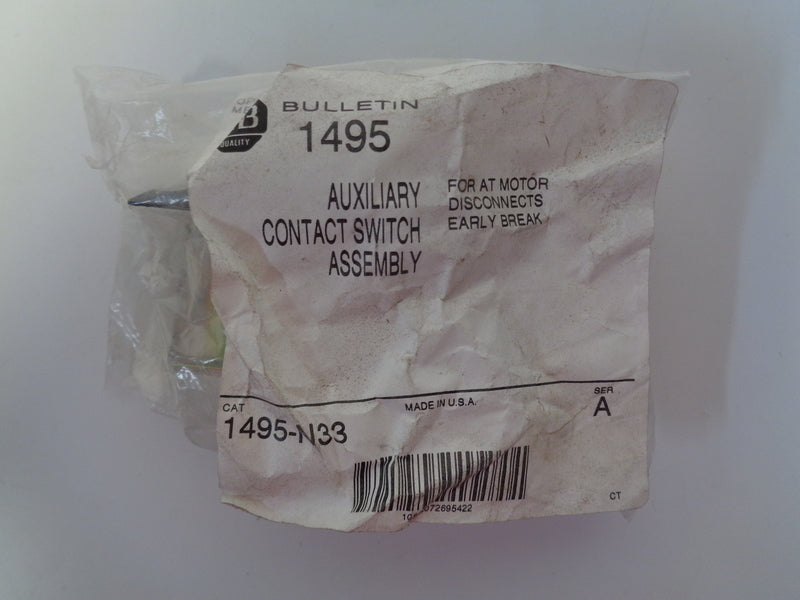 Allen Bradley via TCS 1495N33 Ser. A NSFP 1495 N33