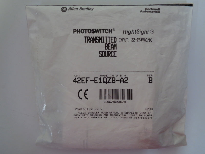 Allen Bradley via TCS 42EFE1QZBA2 Ser. B NSFP 42EF E1QZB A2