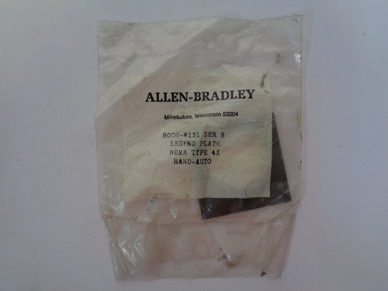 Allen Bradley via TCS 800HW131 Ser. B NSFP 800H W131