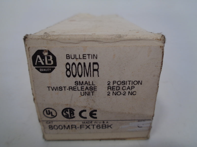 Allen Bradley via TCS 800MRFXT6BK Ser. A NSFP (WH) 800MR FXT6BK