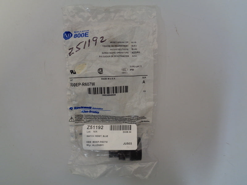 Allen Bradley via TCS 800EPR607W Ser. A NSFP 800EP R607W