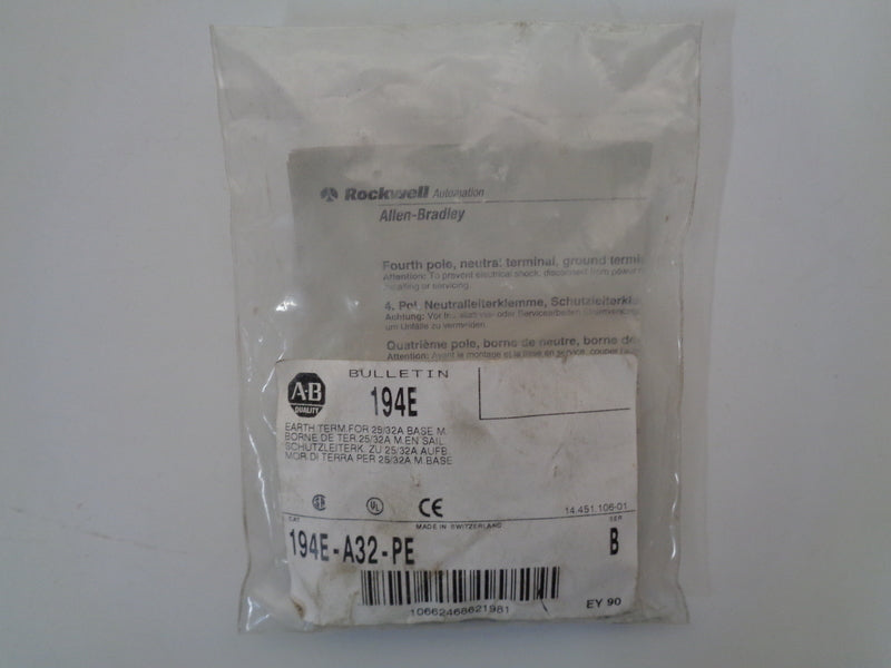 Allen Bradley via TCS 194EA32PE Ser. B NSFP 194E A32 PE
