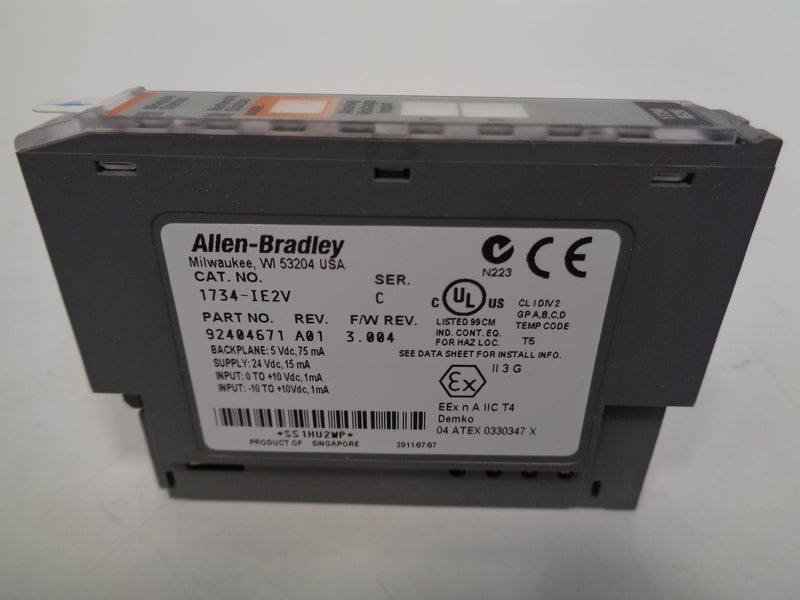 Allen Bradley via TCS 1734IE2V Ser. C NSFP 1734 IT2I