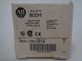 Allen Bradley via TCS 800HJR91KE7B Ser. F NSFP (WH) 800H JR91KE7B