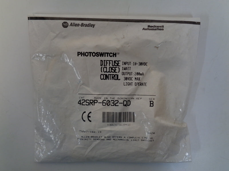 Allen Bradley via TCS 42SRP6032QD Ser. B NSFP 42SRP 6032 QD