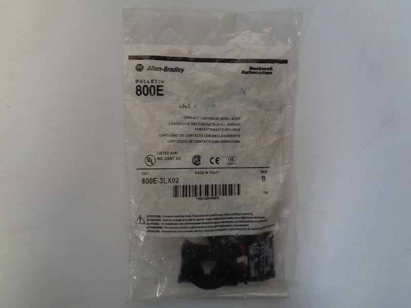 Allen Bradley via TCS 800E3LX02 Ser. B NSFP 800E 3LX02