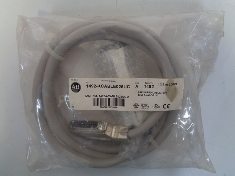 Allen Bradley via TCS 1492ACABLE025UC Ser. A NSFP 1492 ACABLE025UC