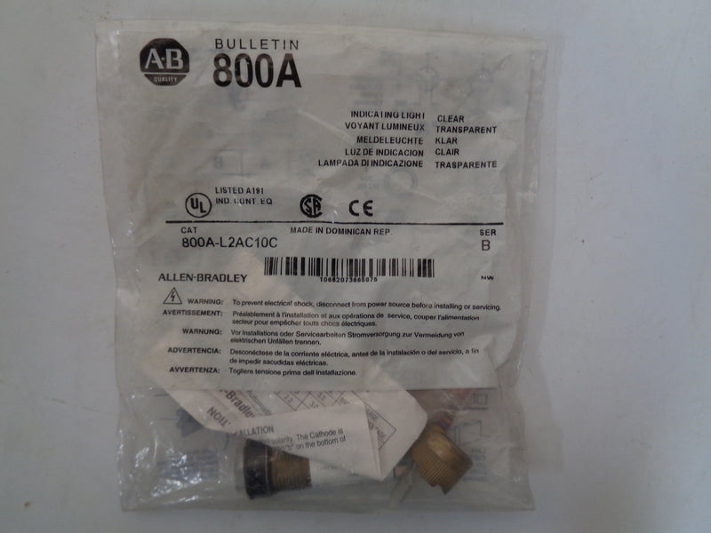 Allen Bradley via TCS 800AL2AC10C Ser. B NSFP 800A L2AC10C