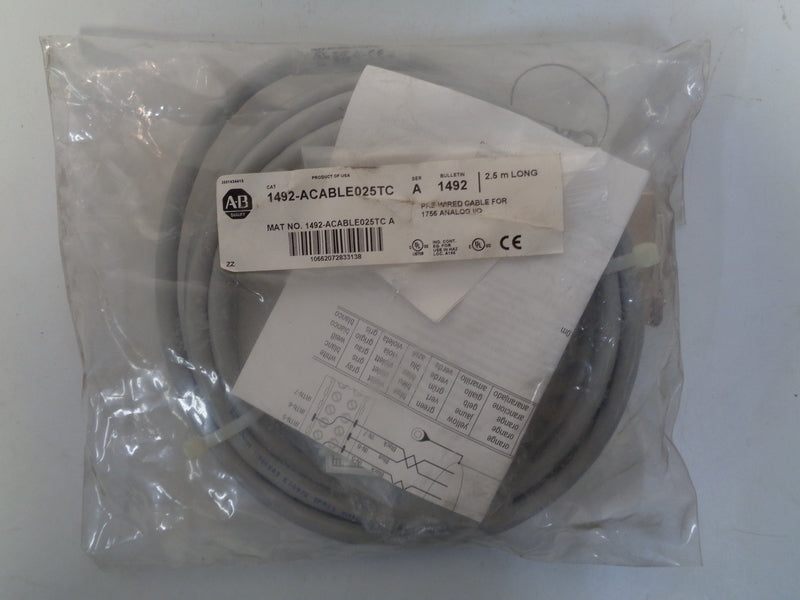 Allen Bradley via TCS 1492ACABLE025TC Ser. A NSFP 1492 ACABLE025TC