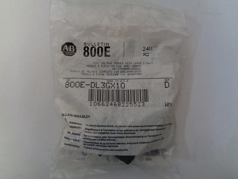 Allen Bradley via TCS 800EDL3GX10 Ser. D NSFP 800E DL3GX10