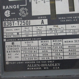 Allen Bradley via TCS 836TT250J Ser. A NSNP 836T T250J
