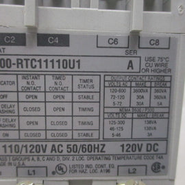Allen Bradley via TCS 700RTC11110U1 Ser. A NSNP  700 RTC11110U1