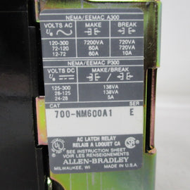 Allen Bradley via TCS 700NM600A1 Ser. E NSNP 700 NM600A1