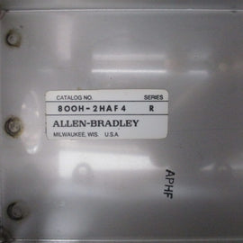 Allen Bradley via TCS 800H2HAF4 Ser. R NSNP  800H 2HAF4