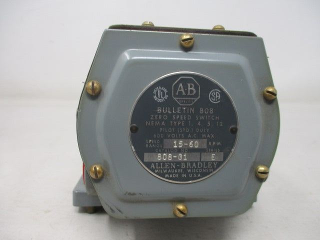 Allen Bradley via TCS 808G1 Ser. E NSNP 808 G1