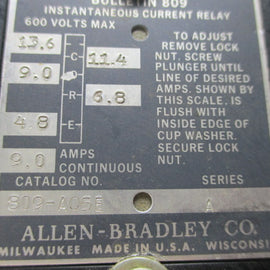 Allen Bradley via TCS 809A05E Ser. A NSNP  809 A05E