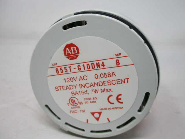 Allen Bradley via TCS 855TG10DN4 Ser. B NSNP 855T G10DN4