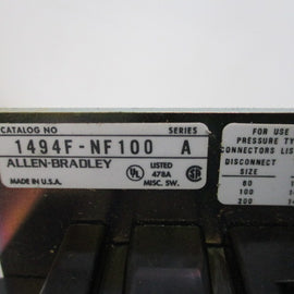 Allen Bradley via TCS 1494NF100 Ser. A NSNP  1494 NF100