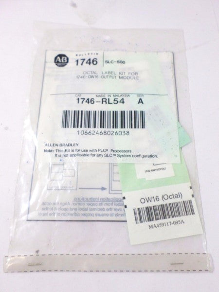 Allen Bradley via TCS 1746RL54 Ser. A NSFP 1746 RL54
