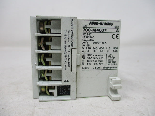 Allen Bradley via TCS 700M400A1 Ser. A NSNP 700 M400A1