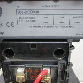 Allen Bradley via TCS 500DOD930 Ser. A NSNP 500 DOD 930