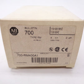 Allen Bradley via TCS 700RM400A1 Ser. B NSFP (WH) 700 RM400 A1