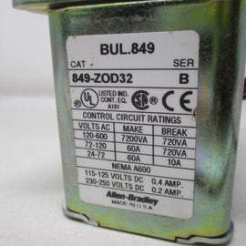 Allen Bradley via TCS 849ZOD32 Ser. B NSNP 849 ZOD32