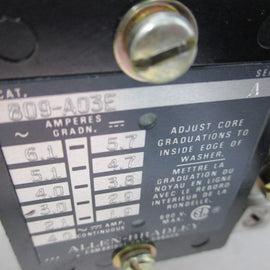 Allen Bradley via TCS 809A03E Ser. A NSNP 809 A03E