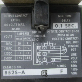 Allen Bradley via TCS 852SA Ser. F NSNP 852S A