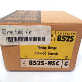 Allen Bradley via TCS 852SNSC Ser. G NSFP (BR/WH) 852S NSC