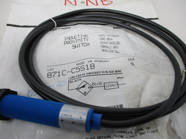Allen Bradley via TCS 871CC5S18 Ser. A NSNP 871C C5S18