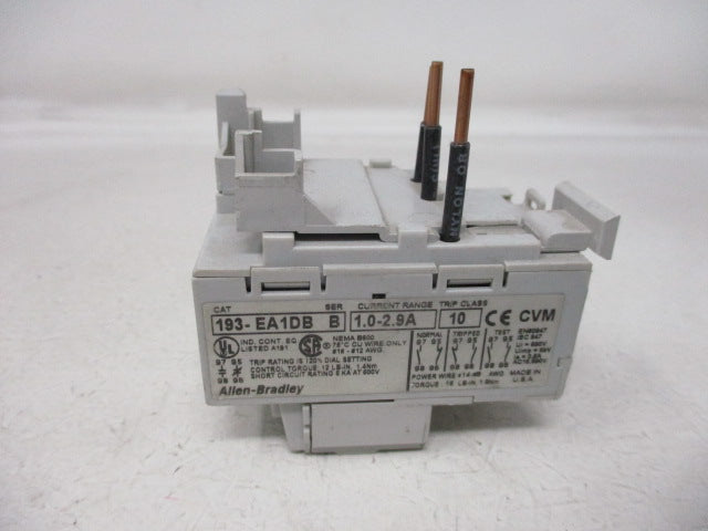 Allen Bradley via TCS 193EA1DB Ser. B NSNP 193 EA1DB