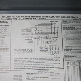 Allen Bradley via TCS 505AAD Ser. C NSNP 505 AAD