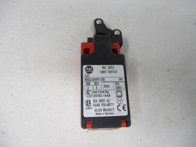 Allen Bradley via TCS 802AB14P4S10 Ser. A NSNP 802A B14P4 S10