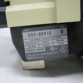 Allen Bradley via TCS 592DOV16 Ser. B NSNP 592 DOV 16