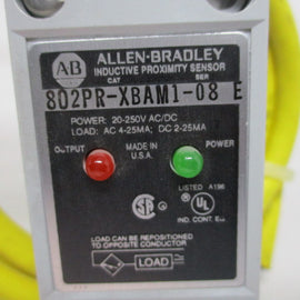 Allen Bradley via TCS 802PRXBAM108 Ser. E NSNP 802PR XBAM1 08