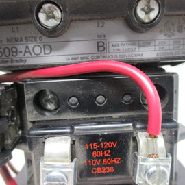 Allen Bradley via TCS 509AOD Ser. B NSNP 509 AOD