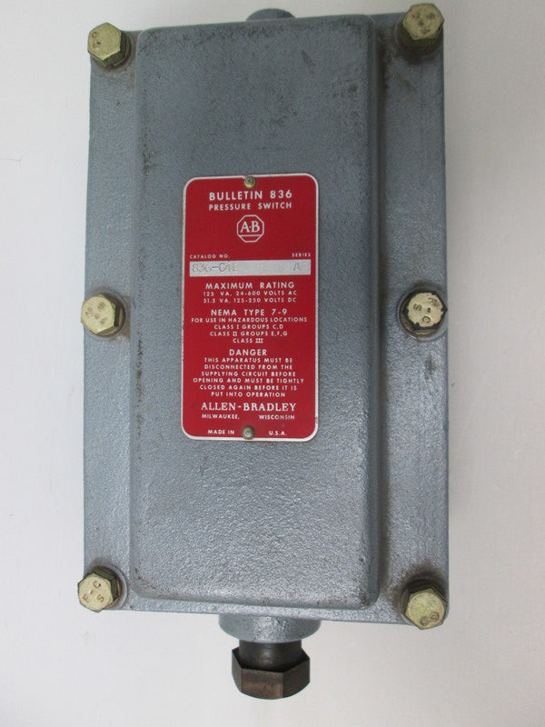 Allen Bradley via TCS 836C4E Ser. A NSNP 836 C4E