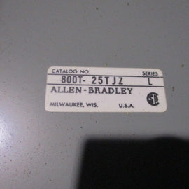 Allen Bradley via TCS 800T25TJZ Ser. L NSNP 800T 25TJZ