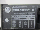 Allen Bradley via TCS 194RNA200P3 Ser. B NSNP 194R NA200P3