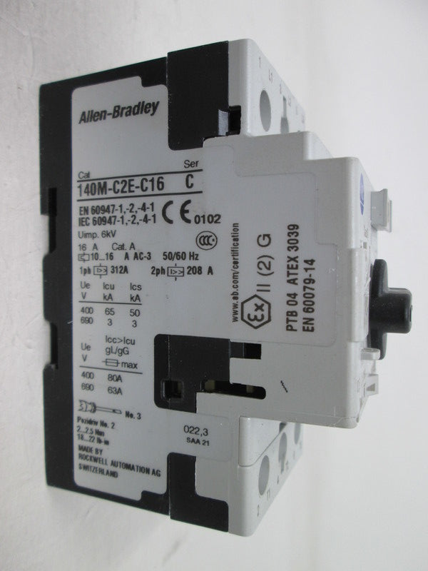 Allen Bradley via TCS 140MC2EC16 Ser. C NSNP 140M C2E C16