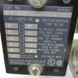 Allen Bradley via TCS 809A10E Ser. A NSNP 809 A10E